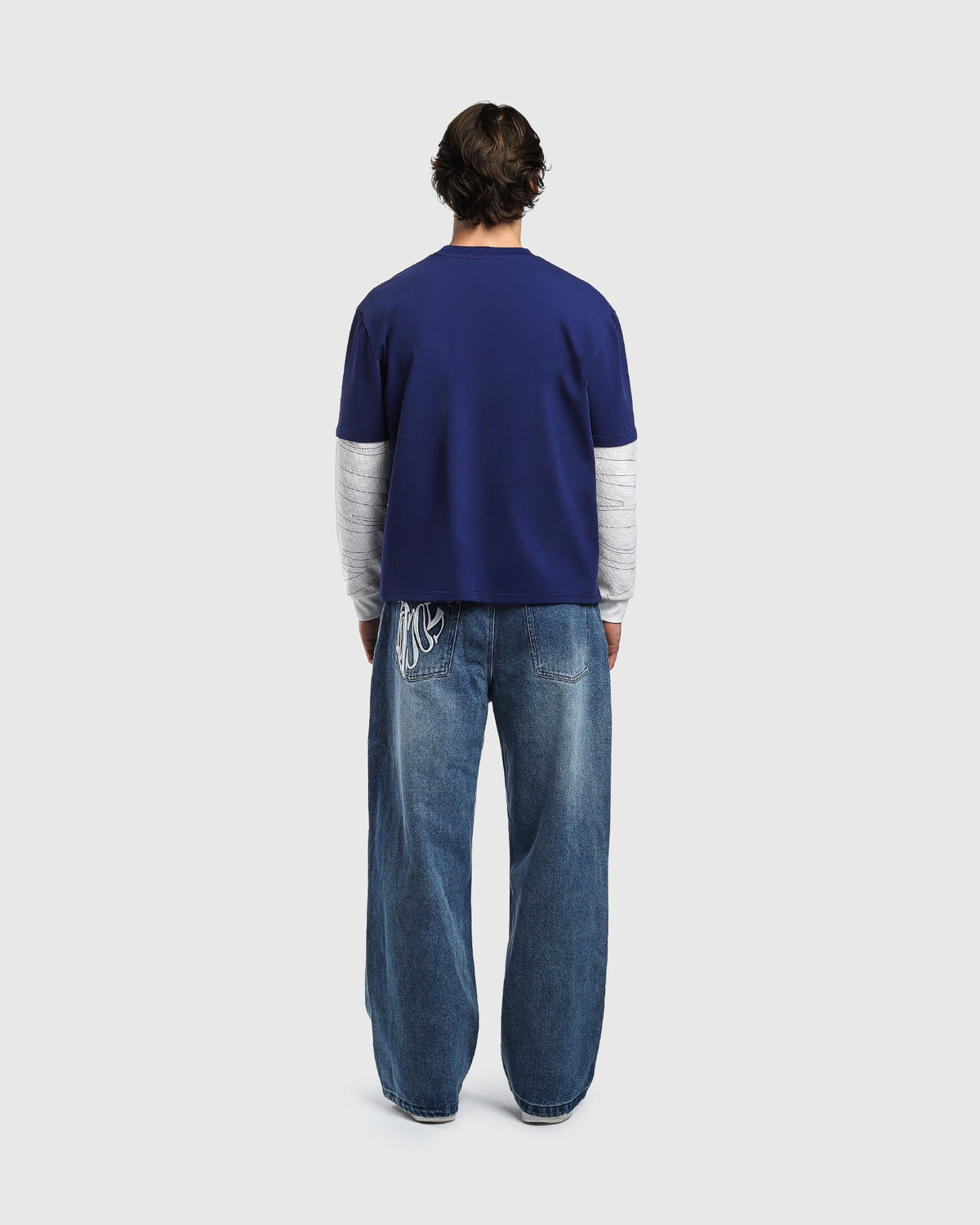 Navy Link Sleeves