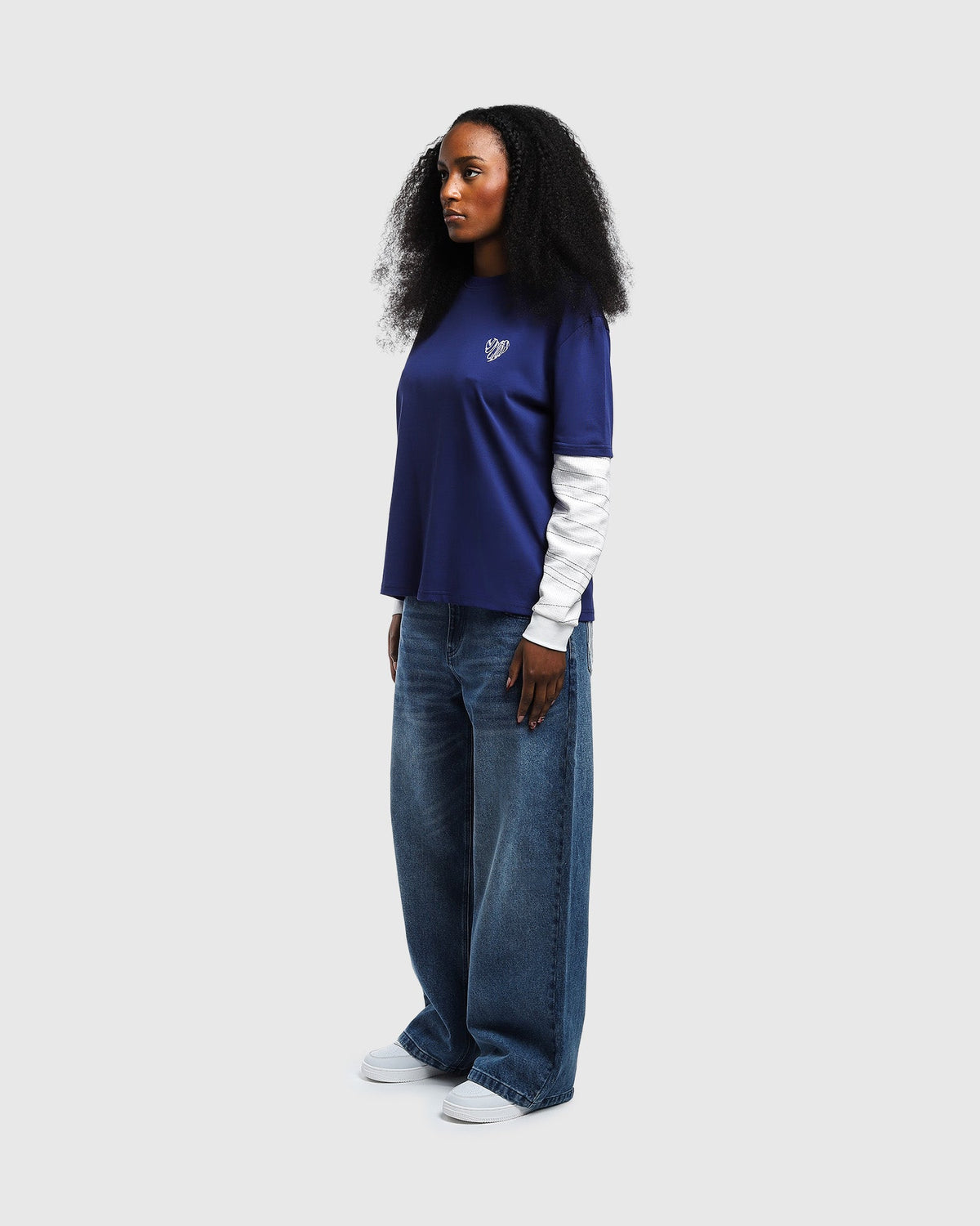 Navy Link Sleeves