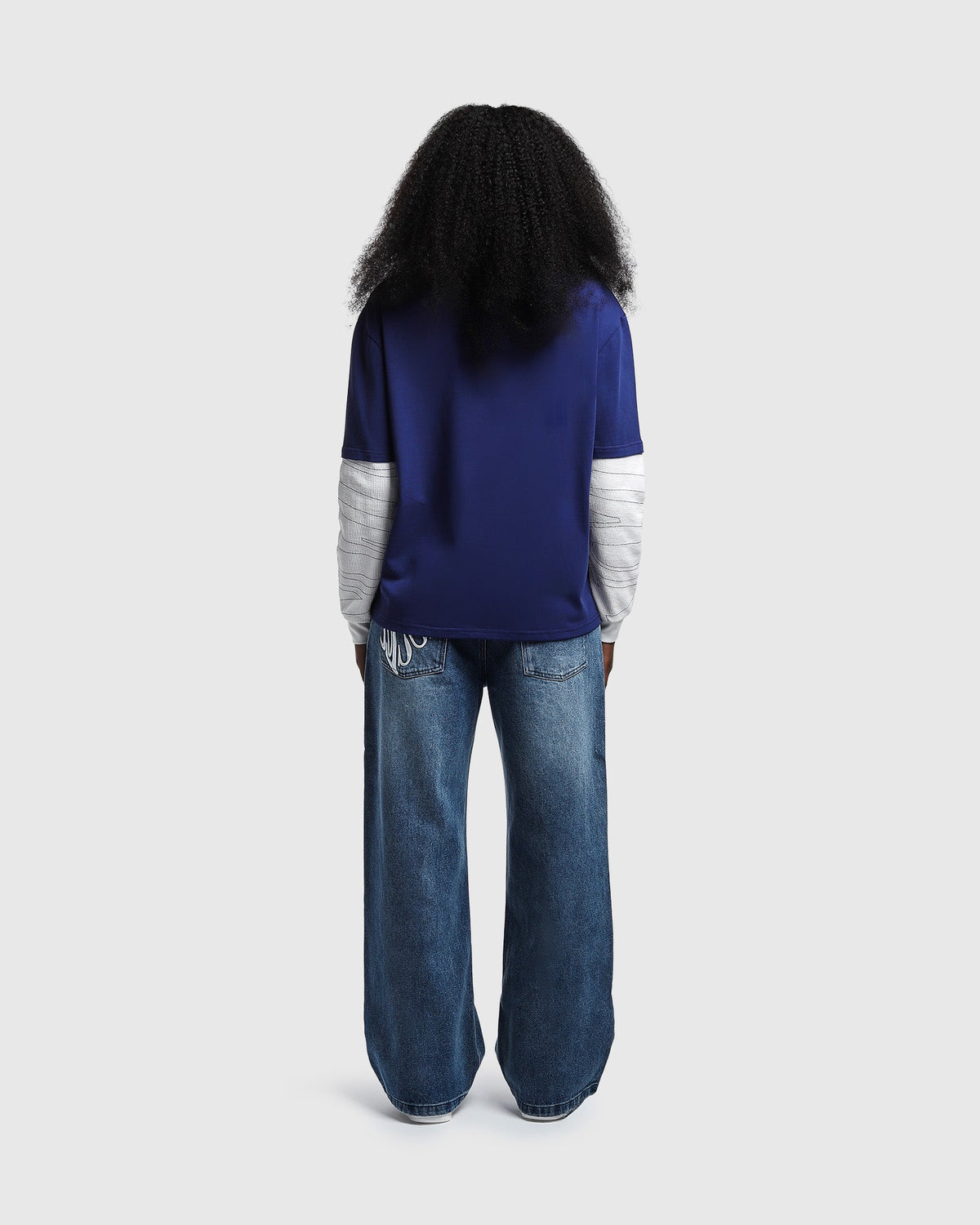 Navy Link Sleeves