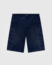 Raw Blue Link Jorts