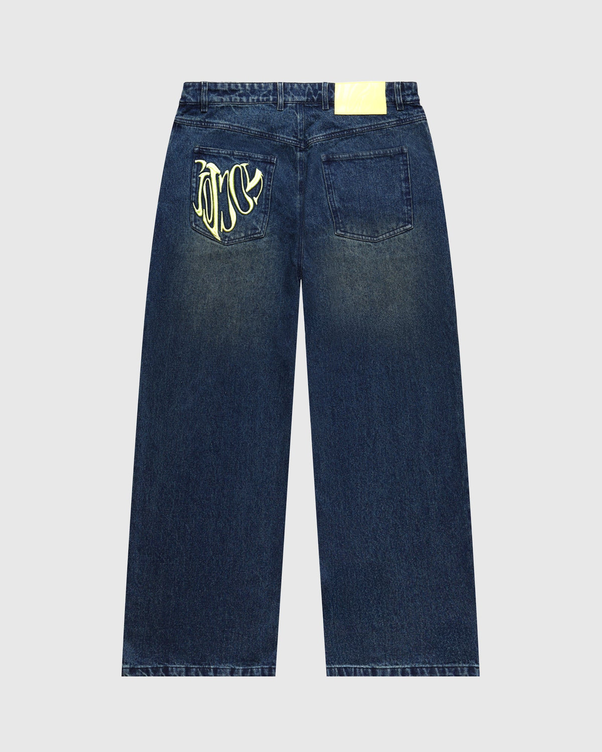 Yellow Fade Jeans