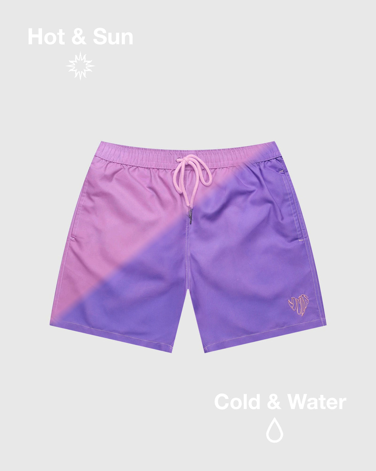 Lavender Swim Short V2